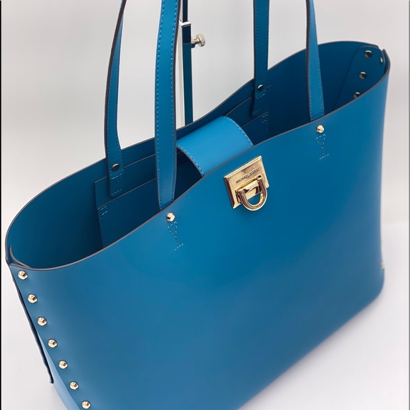 Michael Kors Manhattan Large Tote Lagoon - Picture 6 of 13